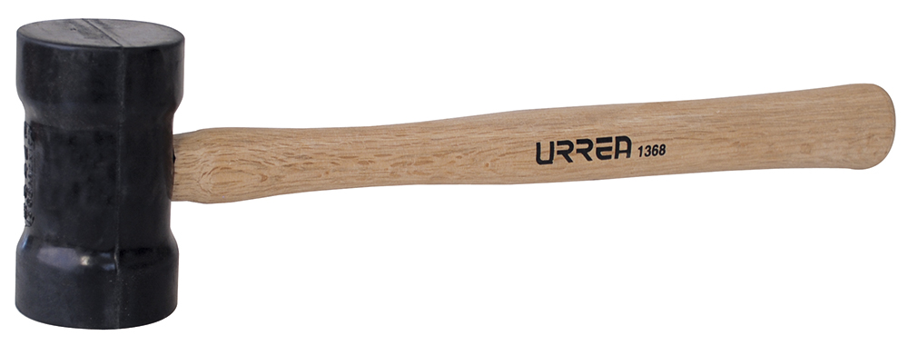 1368 Mazo Cabeza De Hule Negro 22oz Urrea Tienda Urrea
