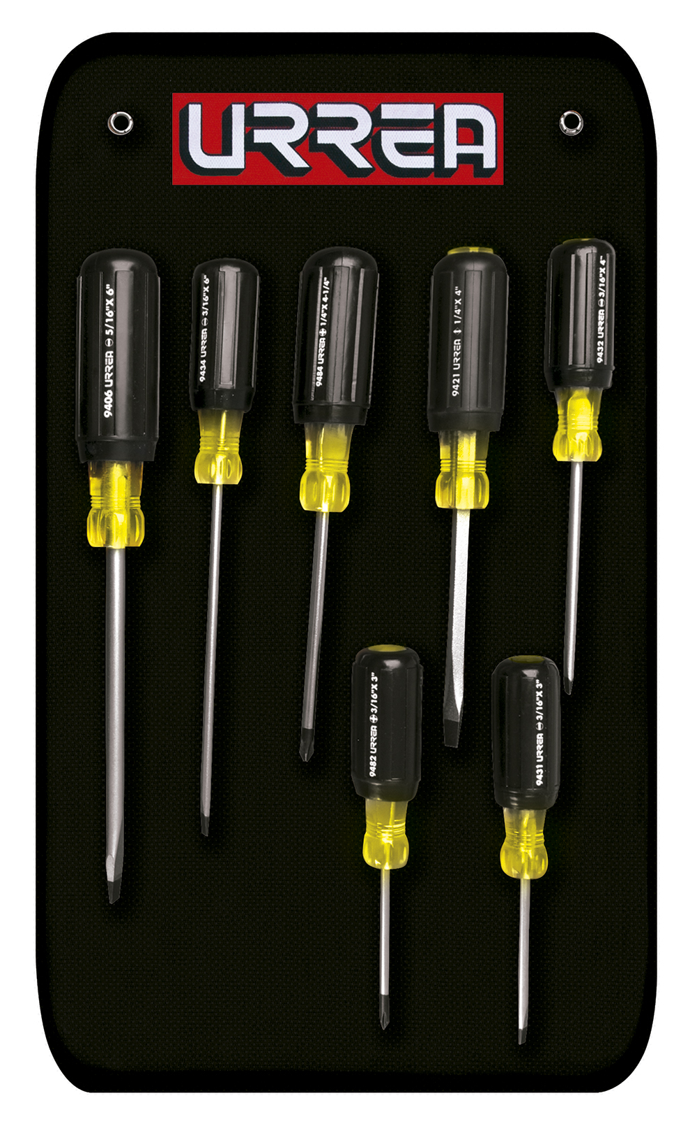9400D Juego De Destornilladores Con Mango Cushion Grip Combinados 8 Piezas Urrea